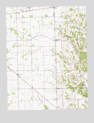 New Salem, IN USGS Topographic Map