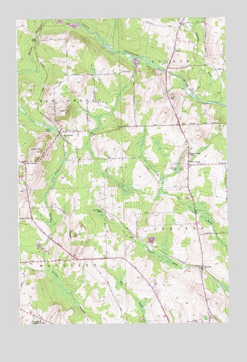 New Sweden, ME USGS Topographic Map