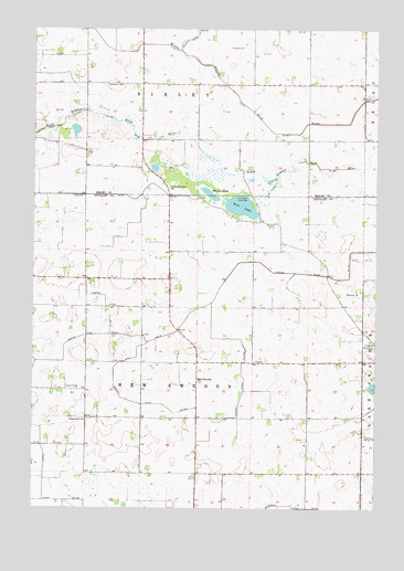 New Sweden, MN USGS Topographic Map