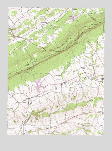 New Tripoli, PA USGS Topographic Map