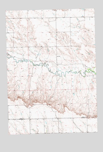New Underwood NW, SD USGS Topographic Map