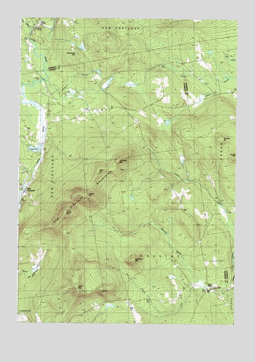 New Vineyard, ME USGS Topographic Map