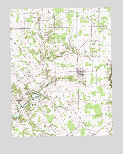 New Washington, IN USGS Topographic Map