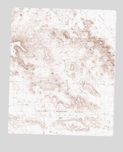 New Water Mountains, AZ USGS Topographic Map