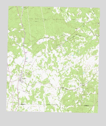 New Waverly, TX USGS Topographic Map
