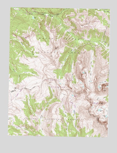 New York Peak, CO USGS Topographic Map