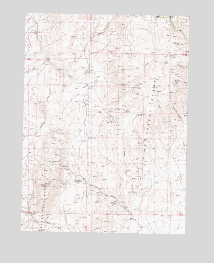New York Peak, NV USGS Topographic Map