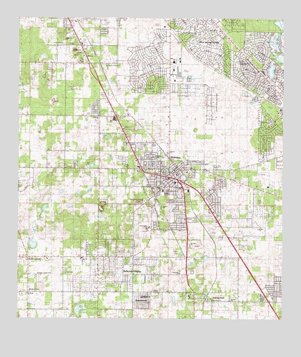 Belleview, FL USGS Topographic Map