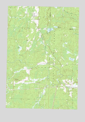 Newald, WI USGS Topographic Map