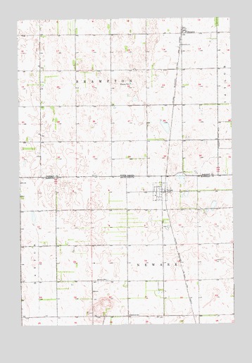 Newark, SD USGS Topographic Map