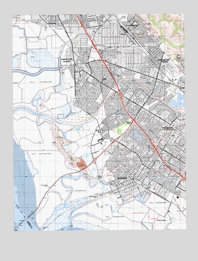 Newark, CA USGS Topographic Map