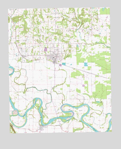 Newark, AR USGS Topographic Map
