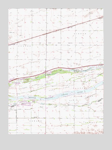 Newark, NE USGS Topographic Map