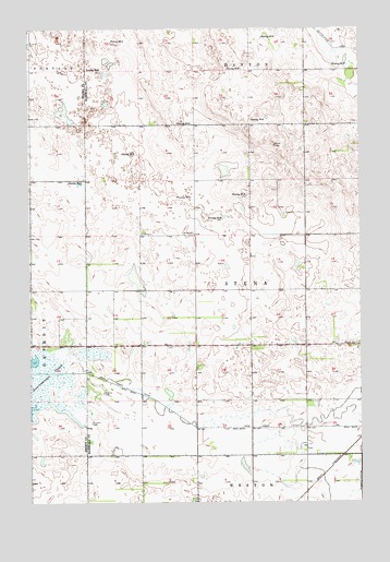 Newark SW, SD USGS Topographic Map