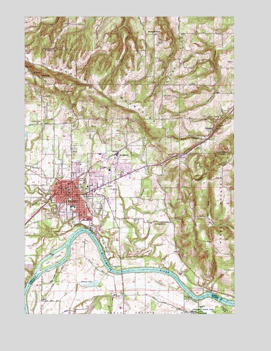 Newberg, OR USGS Topographic Map