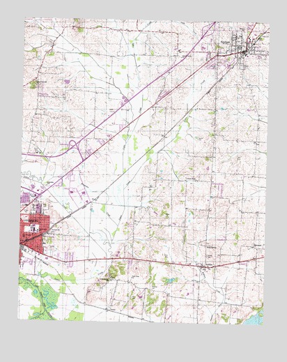 Newbern, TN USGS Topographic Map