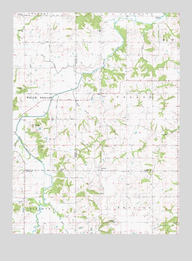 Newbern, IA USGS Topographic Map