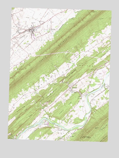 Belleville, PA USGS Topographic Map