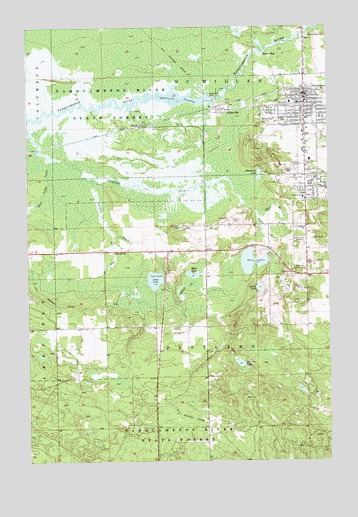 Newberry, MI USGS Topographic Map