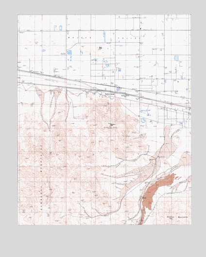 Newberry Springs, CA USGS Topographic Map