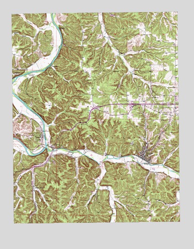 Newburg, MO USGS Topographic Map