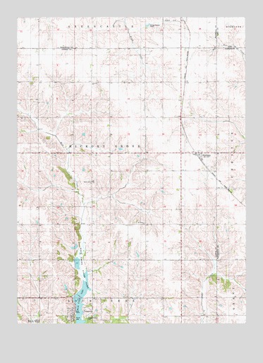Newburg, IA USGS Topographic Map
