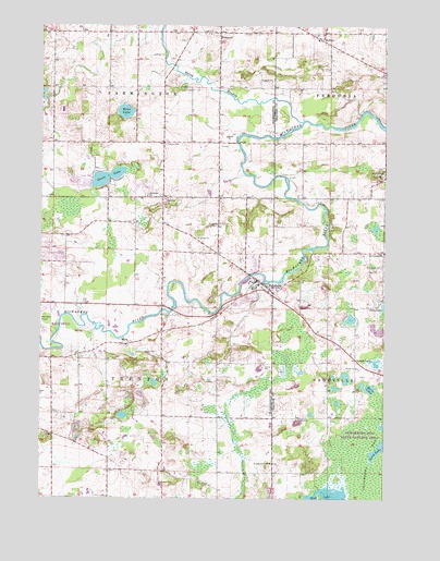 Newburg, WI USGS Topographic Map