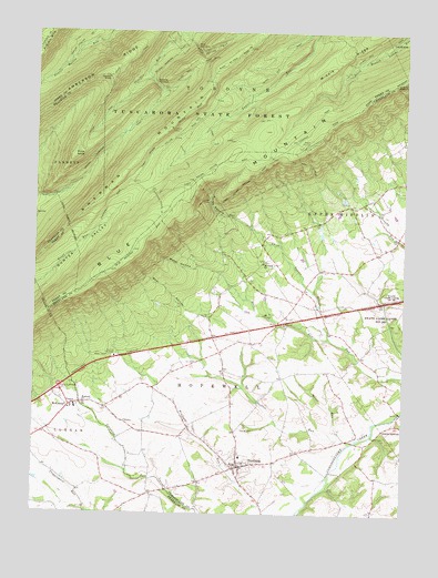 Newburg, PA USGS Topographic Map