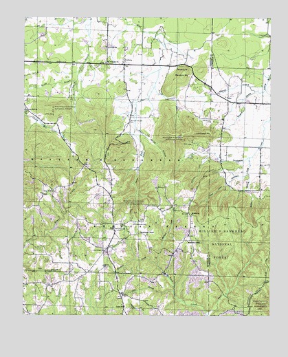 Newburg, AL USGS Topographic Map