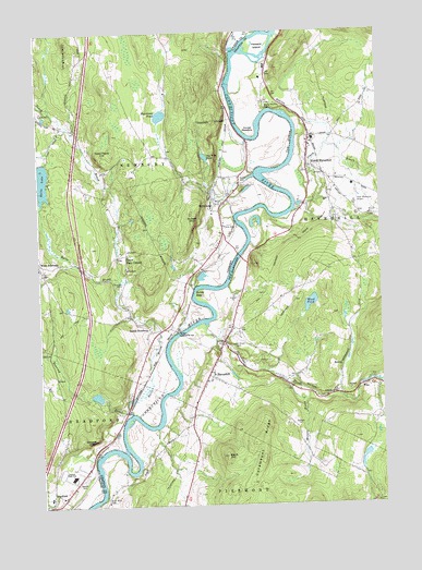 Newbury, VT USGS Topographic Map