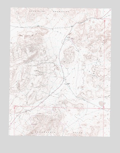 Belleville, NV USGS Topographic Map