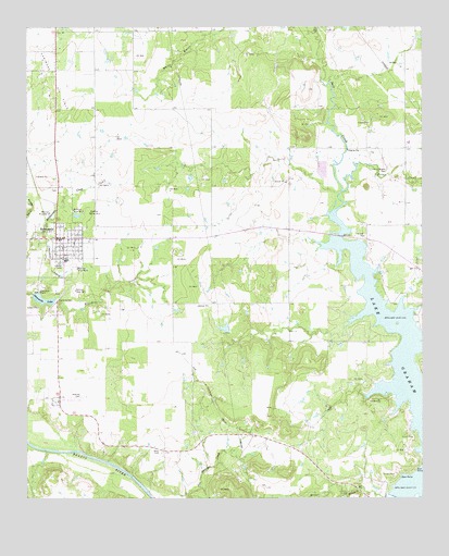 Newcastle, TX USGS Topographic Map