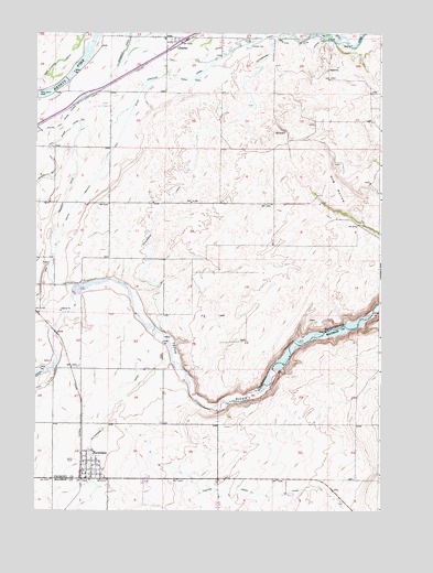 Newdale, ID USGS Topographic Map