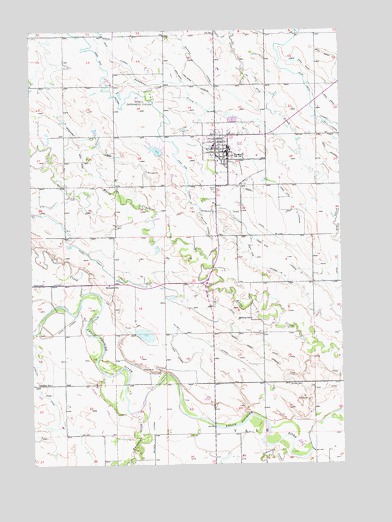 Newell, SD USGS Topographic Map