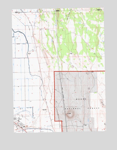 Newell, CA USGS Topographic Map
