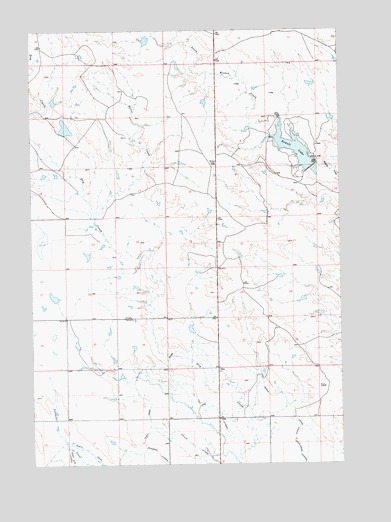 Newell Lake, SD USGS Topographic Map