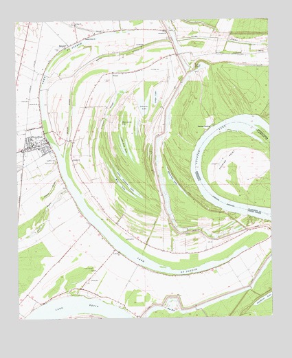Newellton, LA USGS Topographic Map
