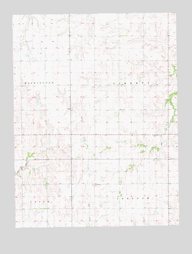 Belleville NW, KS USGS Topographic Map