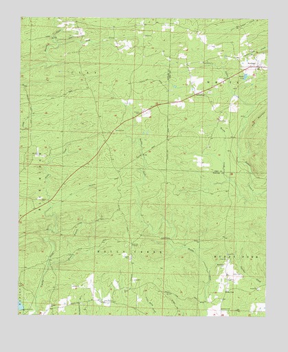 Newhope, AR USGS Topographic Map