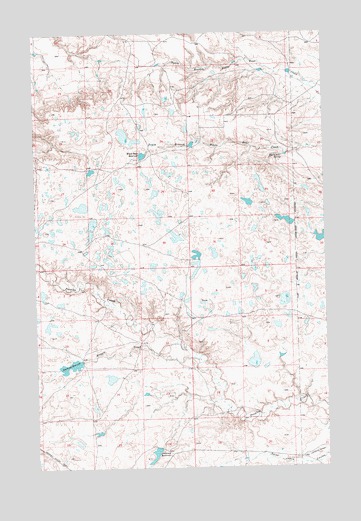 Newhouse Reservoir, MT USGS Topographic Map