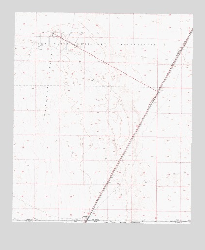 Newman, NM USGS Topographic Map