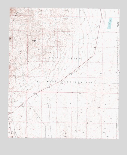 Newman NW, NM USGS Topographic Map