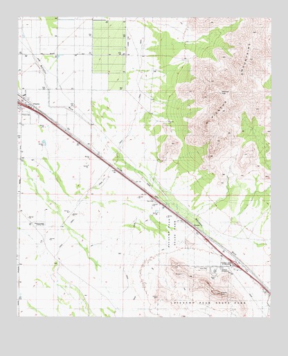 Newman Peak, AZ USGS Topographic Map