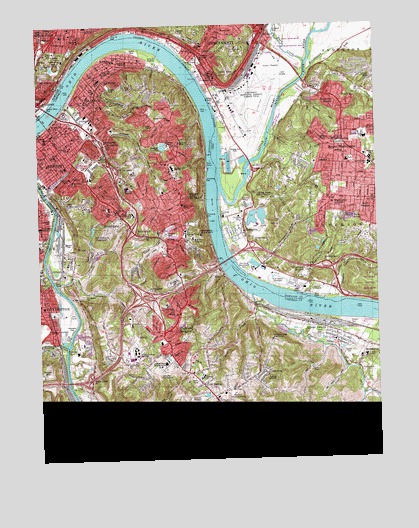 Newport, KY USGS Topographic Map