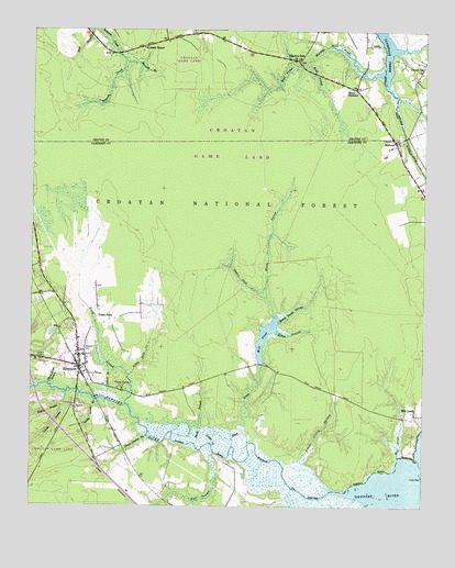 Newport, NC USGS Topographic Map