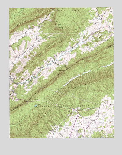 Newport, VA USGS Topographic Map
