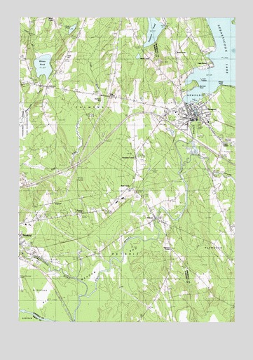 Newport, ME USGS Topographic Map