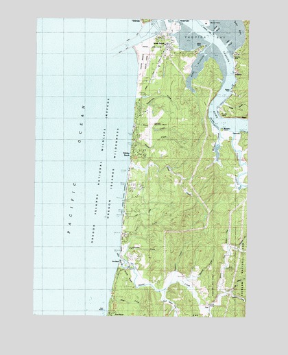 Newport South, OR USGS Topographic Map
