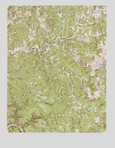 Newton, WV USGS Topographic Map