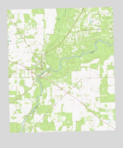 Newton, GA USGS Topographic Map